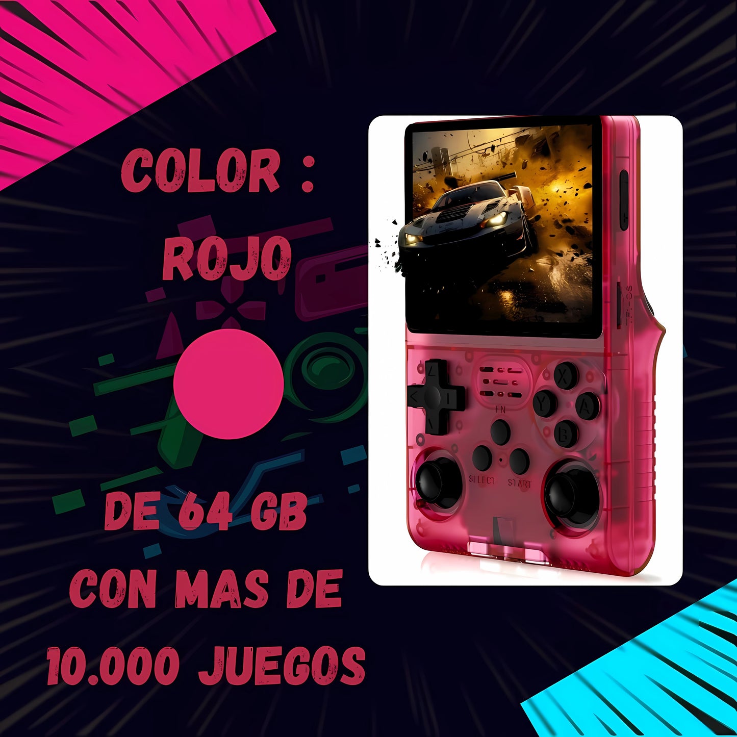 🎮 Consola de Videojuegos Portátil R36S 📱✨