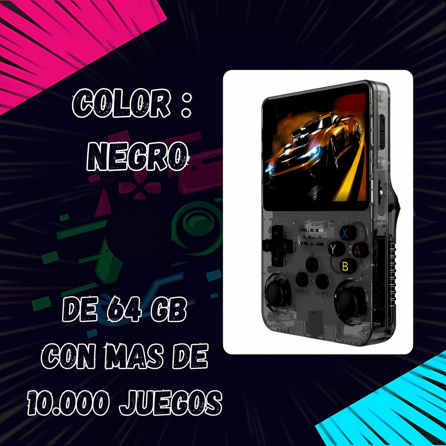 🎮 Consola de Videojuegos Portátil R36S 📱✨