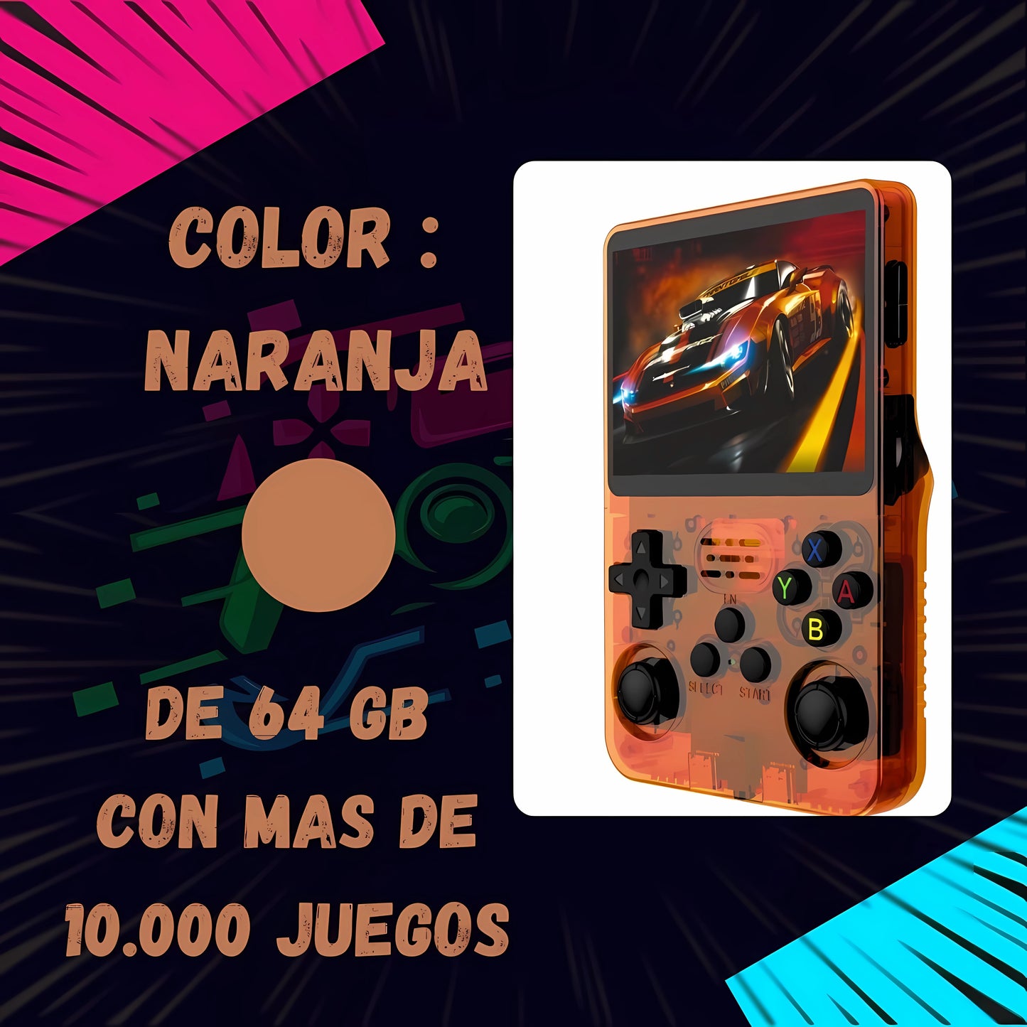 🎮 Consola de Videojuegos Portátil R36S 📱✨