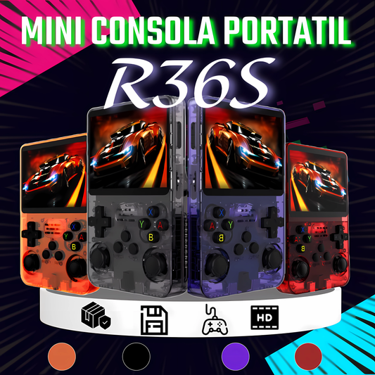 🎮 Consola de Videojuegos Portátil R36S 📱✨